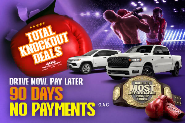 Total Knockout Deals - 90 Days No Payment O.A.C.*
